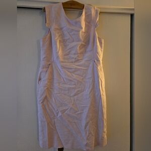 JCrew 365 Linen Elegant Sleeveless Pink Dress